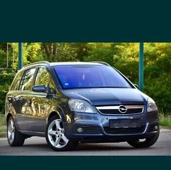 Черный Опель Зафира, объемом двигателя 1.91 л и пробегом 201 тыс. км за 7200 $, фото 15 на Automoto.ua