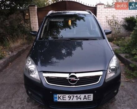 Черный Опель Зафира, объемом двигателя 1.91 л и пробегом 201 тыс. км за 7200 $, фото 12 на Automoto.ua
