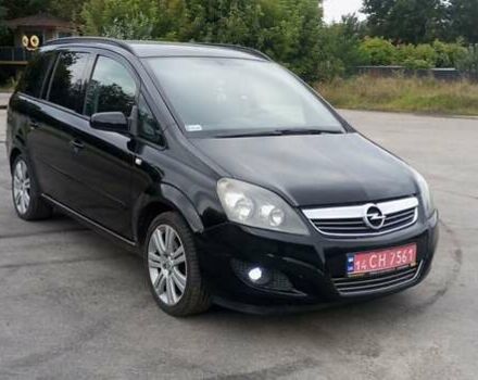 Чорний Опель Зафіра, об'ємом двигуна 1.8 л та пробігом 225 тис. км за 5400 $, фото 12 на Automoto.ua