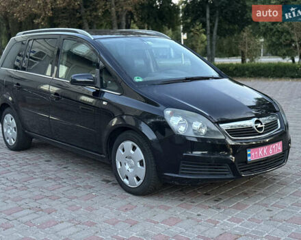 Черный Опель Зафира, объемом двигателя 1.8 л и пробегом 269 тыс. км за 5750 $, фото 15 на Automoto.ua