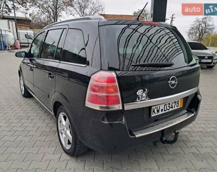 Черный Опель Зафира, объемом двигателя 1.8 л и пробегом 275 тыс. км за 5450 $, фото 78 на Automoto.ua