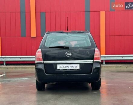 Черный Опель Зафира, объемом двигателя 1.91 л и пробегом 284 тыс. км за 5190 $, фото 6 на Automoto.ua