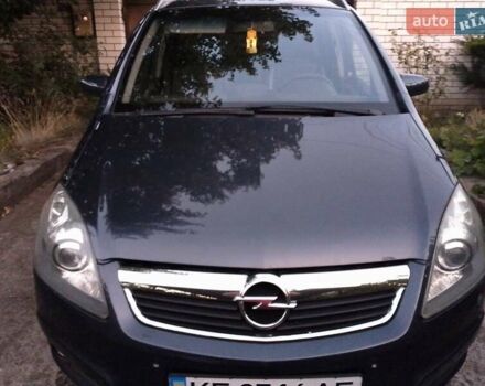 Черный Опель Зафира, объемом двигателя 1.91 л и пробегом 201 тыс. км за 7200 $, фото 13 на Automoto.ua