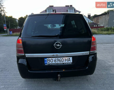Черный Опель Зафира, объемом двигателя 1.91 л и пробегом 288 тыс. км за 5900 $, фото 6 на Automoto.ua