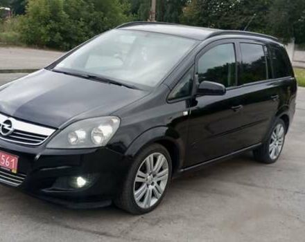 Чорний Опель Зафіра, об'ємом двигуна 1.8 л та пробігом 225 тис. км за 5400 $, фото 19 на Automoto.ua