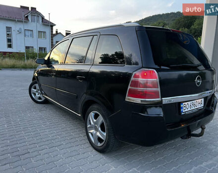 Черный Опель Зафира, объемом двигателя 1.91 л и пробегом 288 тыс. км за 5900 $, фото 7 на Automoto.ua