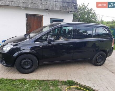 Черный Опель Зафира, объемом двигателя 1.6 л и пробегом 250 тыс. км за 4300 $, фото 4 на Automoto.ua