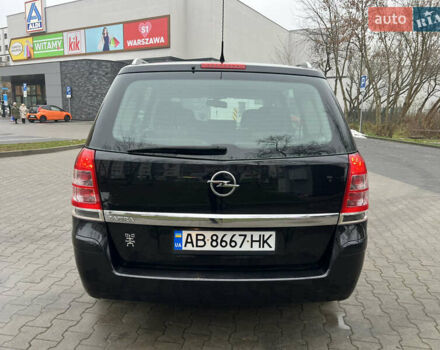 Черный Опель Зафира, объемом двигателя 1.6 л и пробегом 157 тыс. км за 5650 $, фото 7 на Automoto.ua