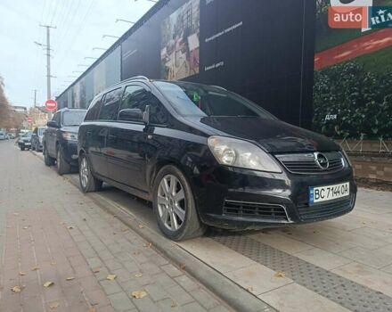 Черный Опель Зафира, объемом двигателя 1.91 л и пробегом 311 тыс. км за 5550 $, фото 12 на Automoto.ua