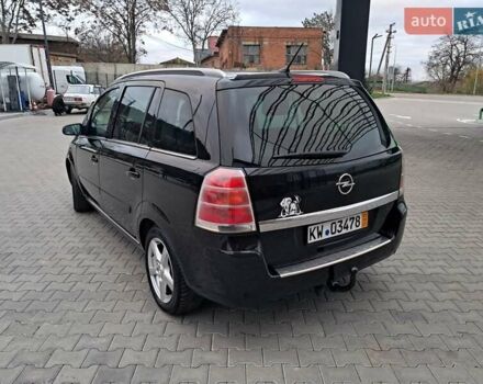 Черный Опель Зафира, объемом двигателя 1.8 л и пробегом 275 тыс. км за 5450 $, фото 8 на Automoto.ua