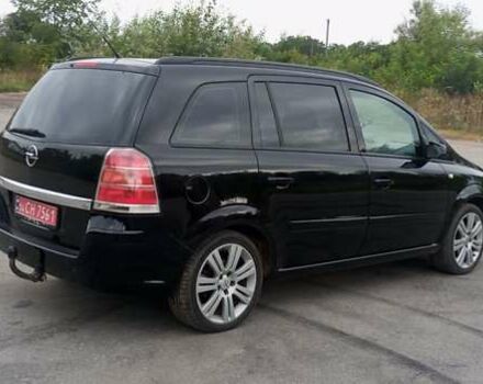 Чорний Опель Зафіра, об'ємом двигуна 1.8 л та пробігом 225 тис. км за 5400 $, фото 3 на Automoto.ua