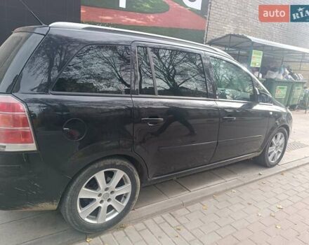 Черный Опель Зафира, объемом двигателя 1.91 л и пробегом 311 тыс. км за 5550 $, фото 8 на Automoto.ua