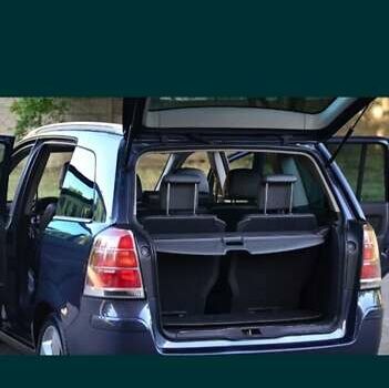 Черный Опель Зафира, объемом двигателя 1.91 л и пробегом 201 тыс. км за 7200 $, фото 17 на Automoto.ua