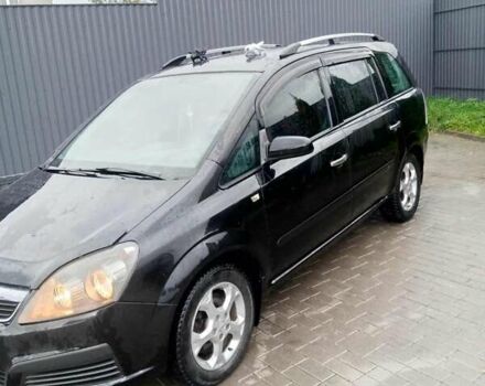 Черный Опель Зафира, объемом двигателя 1.9 л и пробегом 50 тыс. км за 6500 $, фото 2 на Automoto.ua