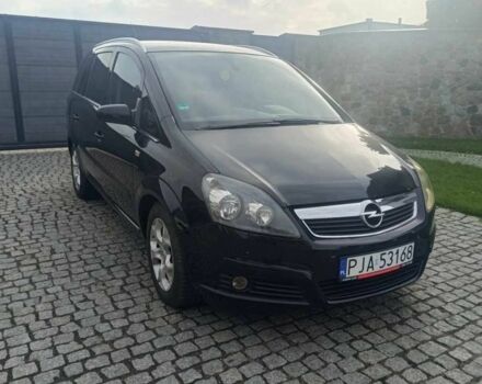 Черный Опель Зафира, объемом двигателя 1.9 л и пробегом 237 тыс. км за 2450 $, фото 1 на Automoto.ua