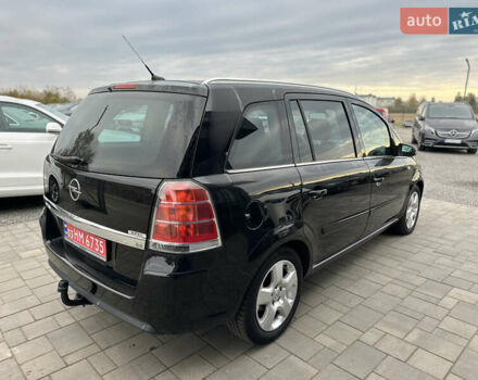 Черный Опель Зафира, объемом двигателя 1.8 л и пробегом 207 тыс. км за 5350 $, фото 5 на Automoto.ua