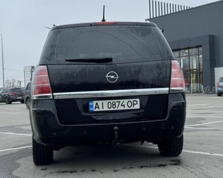 Черный Опель Зафира, объемом двигателя 1.9 л и пробегом 344 тыс. км за 5300 $, фото 2 на Automoto.ua