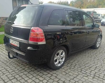 Черный Опель Зафира, объемом двигателя 1.9 л и пробегом 237 тыс. км за 2450 $, фото 2 на Automoto.ua