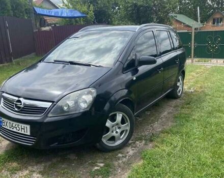 Черный Опель Зафира, объемом двигателя 1.9 л и пробегом 300 тыс. км за 6500 $, фото 9 на Automoto.ua