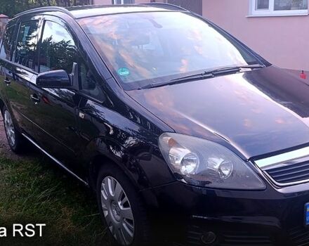 Черный Опель Зафира, объемом двигателя 1.6 л и пробегом 240 тыс. км за 5500 $, фото 1 на Automoto.ua