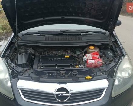 Черный Опель Зафира, объемом двигателя 1.8 л и пробегом 257 тыс. км за 5600 $, фото 25 на Automoto.ua