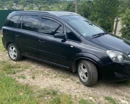 Черный Опель Зафира, объемом двигателя 1.9 л и пробегом 300 тыс. км за 6500 $, фото 7 на Automoto.ua