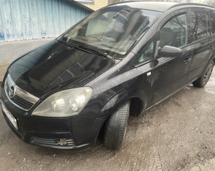 Черный Опель Зафира, объемом двигателя 1.8 л и пробегом 187 тыс. км за 5400 $, фото 3 на Automoto.ua