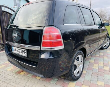 Черный Опель Зафира, объемом двигателя 1.9 л и пробегом 190 тыс. км за 5900 $, фото 1 на Automoto.ua