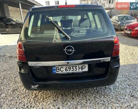 Черный Опель Зафира, объемом двигателя 1.91 л и пробегом 378 тыс. км за 3999 $, фото 7 на Automoto.ua