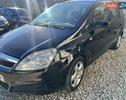 Черный Опель Зафира, объемом двигателя 1.91 л и пробегом 378 тыс. км за 3999 $, фото 9 на Automoto.ua