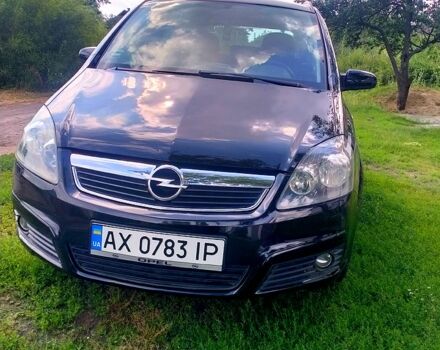 Чорний Опель Зафіра, об'ємом двигуна 1.6 л та пробігом 220 тис. км за 6000 $, фото 12 на Automoto.ua