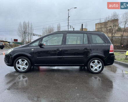 Черный Опель Зафира, объемом двигателя 1.8 л и пробегом 200 тыс. км за 6000 $, фото 7 на Automoto.ua