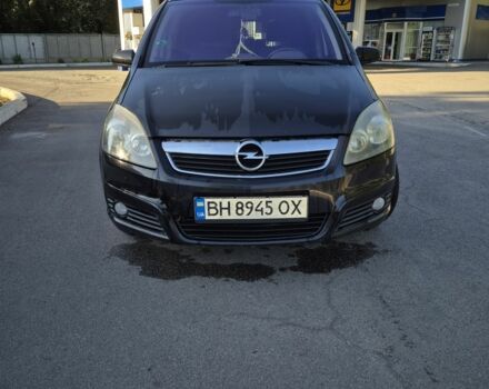 Черный Опель Зафира, объемом двигателя 1.6 л и пробегом 180 тыс. км за 4900 $, фото 12 на Automoto.ua