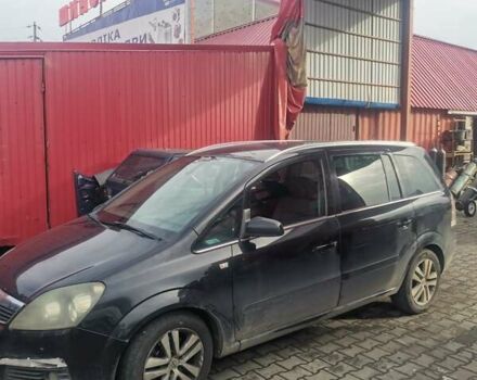 Черный Опель Зафира, объемом двигателя 1.91 л и пробегом 360 тыс. км за 4200 $, фото 1 на Automoto.ua