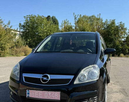 Черный Опель Зафира, объемом двигателя 1.6 л и пробегом 223 тыс. км за 6199 $, фото 1 на Automoto.ua