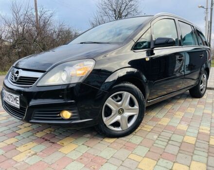 Черный Опель Зафира, объемом двигателя 1.9 л и пробегом 190 тыс. км за 5900 $, фото 5 на Automoto.ua