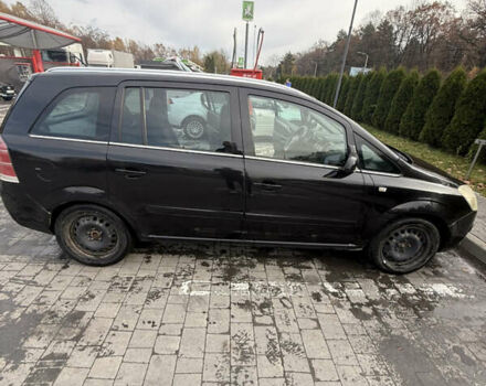 Черный Опель Зафира, объемом двигателя 1.91 л и пробегом 293 тыс. км за 5000 $, фото 7 на Automoto.ua