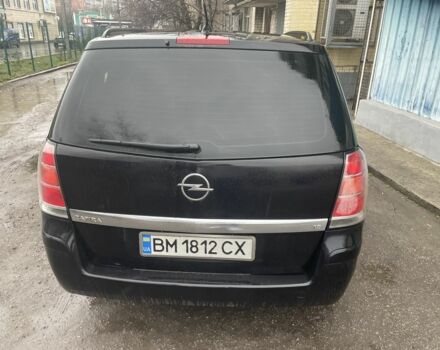 Черный Опель Зафира, объемом двигателя 1.8 л и пробегом 187 тыс. км за 5400 $, фото 1 на Automoto.ua