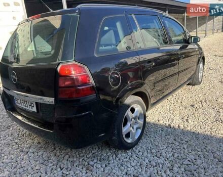 Черный Опель Зафира, объемом двигателя 1.91 л и пробегом 378 тыс. км за 3999 $, фото 3 на Automoto.ua