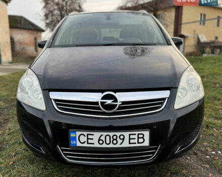 Черный Опель Зафира, объемом двигателя 2.2 л и пробегом 209 тыс. км за 4900 $, фото 9 на Automoto.ua