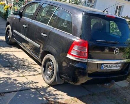 Черный Опель Зафира, объемом двигателя 1.6 л и пробегом 261 тыс. км за 5700 $, фото 8 на Automoto.ua