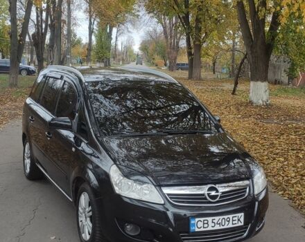 Чорний Опель Зафіра, об'ємом двигуна 1.6 л та пробігом 221 тис. км за 6500 $, фото 1 на Automoto.ua