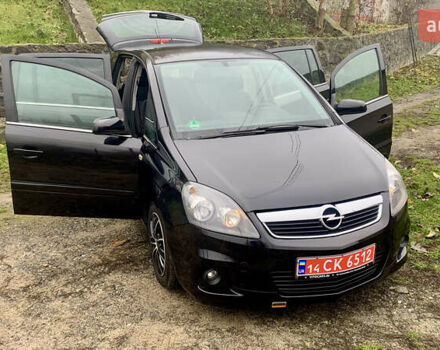 Черный Опель Зафира, объемом двигателя 1.8 л и пробегом 179 тыс. км за 6750 $, фото 11 на Automoto.ua