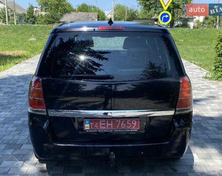 Черный Опель Зафира, объемом двигателя 1.6 л и пробегом 176 тыс. км за 6200 $, фото 5 на Automoto.ua