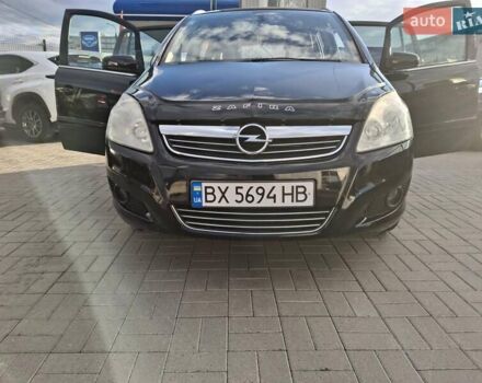 Черный Опель Зафира, объемом двигателя 1.8 л и пробегом 250 тыс. км за 5400 $, фото 1 на Automoto.ua
