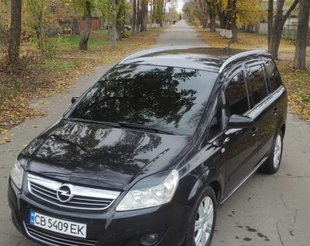 Чорний Опель Зафіра, об'ємом двигуна 1.6 л та пробігом 221 тис. км за 6500 $, фото 10 на Automoto.ua