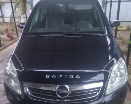 Черный Опель Зафира, объемом двигателя 1.91 л и пробегом 226 тыс. км за 6300 $, фото 6 на Automoto.ua