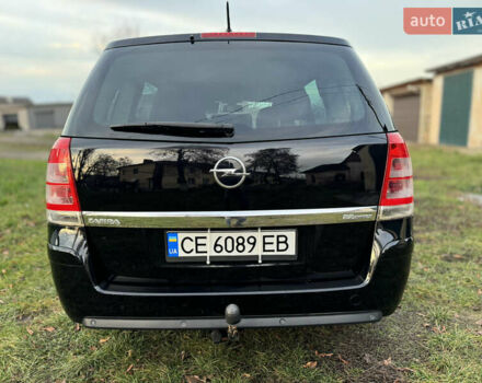 Черный Опель Зафира, объемом двигателя 2.2 л и пробегом 209 тыс. км за 4900 $, фото 6 на Automoto.ua