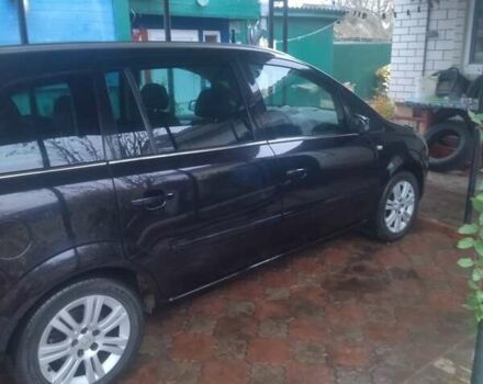 Черный Опель Зафира, объемом двигателя 1.91 л и пробегом 226 тыс. км за 6300 $, фото 8 на Automoto.ua