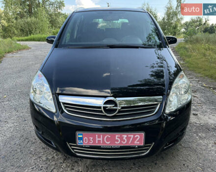 Черный Опель Зафира, объемом двигателя 1.6 л и пробегом 227 тыс. км за 6300 $, фото 1 на Automoto.ua